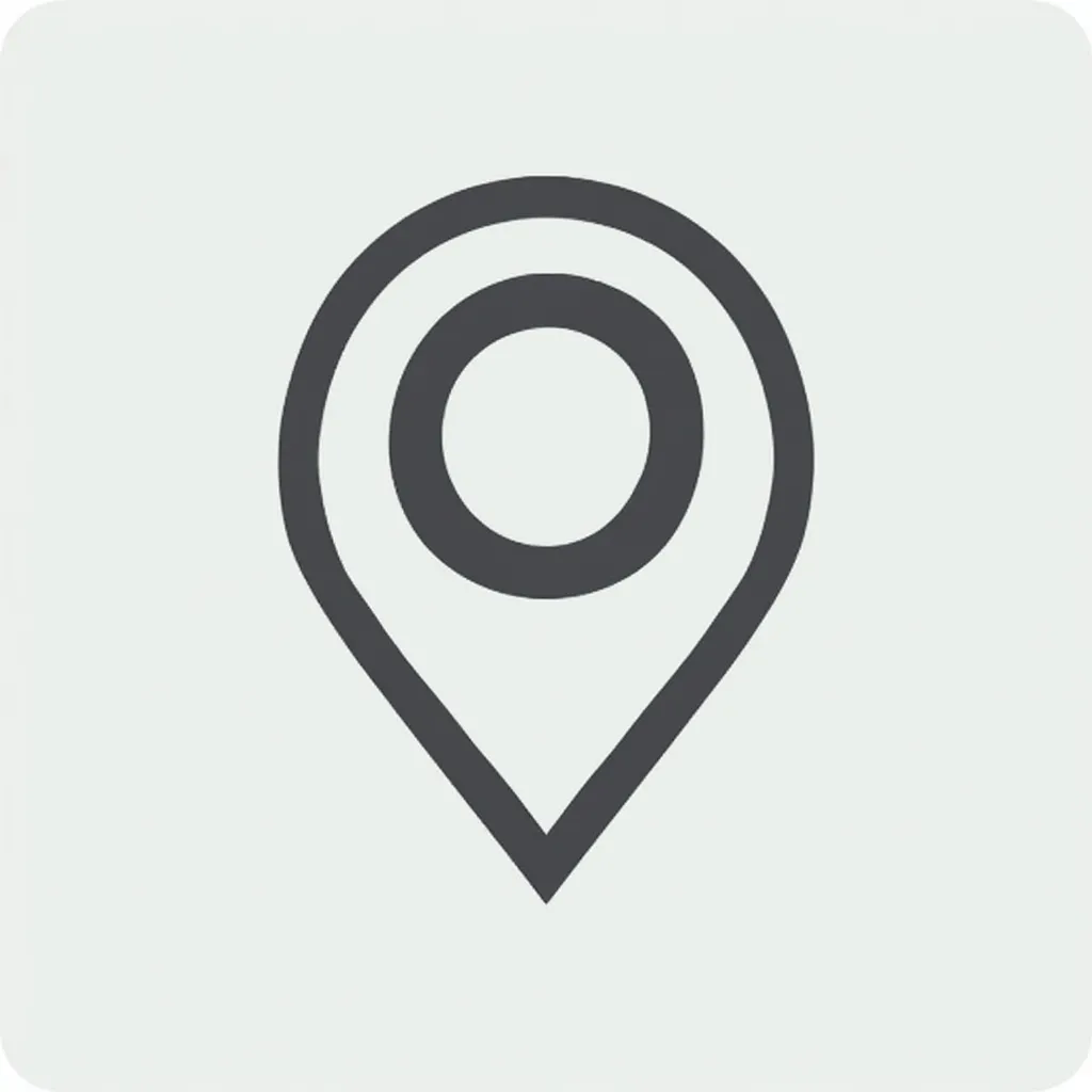 Icono de ubicación de oficina